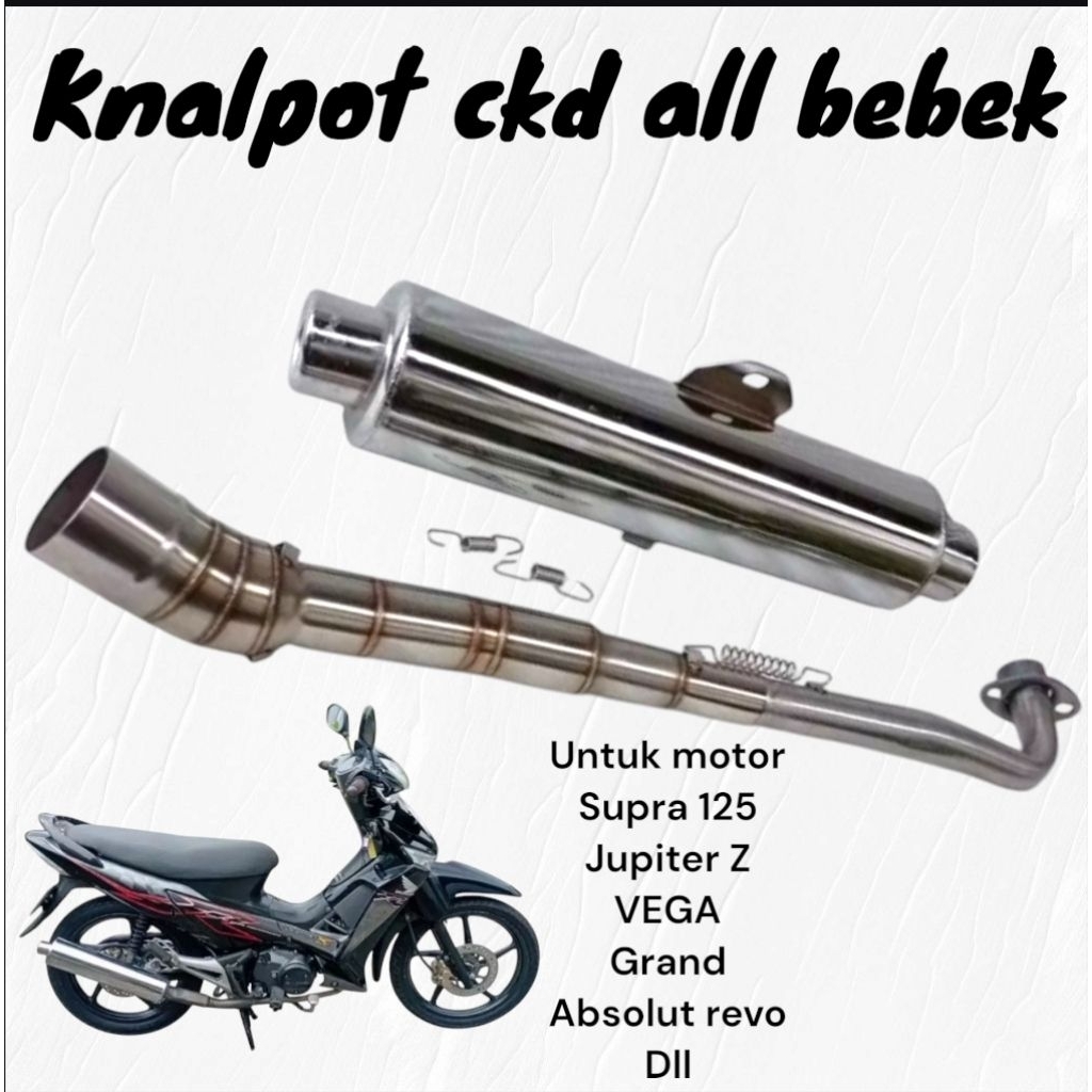 KNALPOT CKD JUPITER Z VEGA GRAND ASTREA ALL BEBEK KNALPOT CKD VEGA GRAND ASTREA ALL BEBEK KNALPOT CK