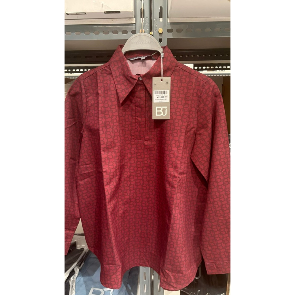 Benang Jarum Monogram Polo Shirt