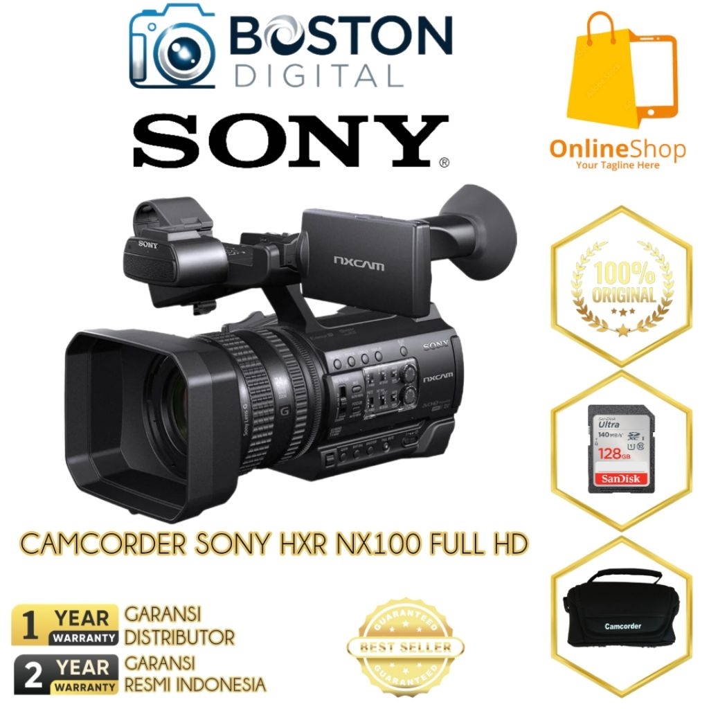 SONY HXR NX100 FULL HD CAMCORDER / SONY HXR-NX100 / SONY NX100