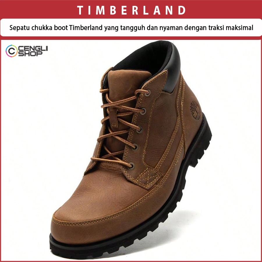 TM54 SEPATU PRIA BOOT TIMBERLAND ORIGINAL BOOTS CHUKKA KULIT ASLI ORI BRANDED