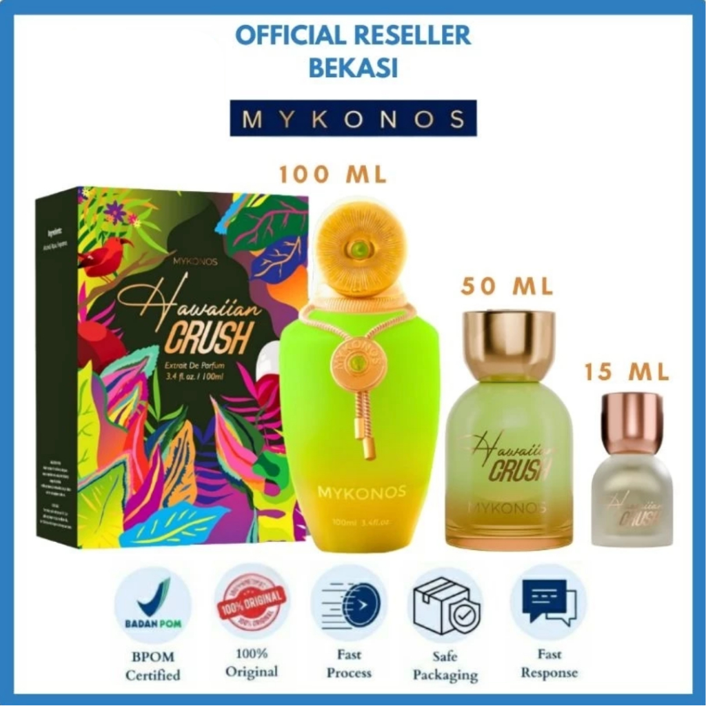 MYKONOS Hawaiian Crush Extrait de Parfum 15 ML / 50 ML / 100 ML ORIGINAL