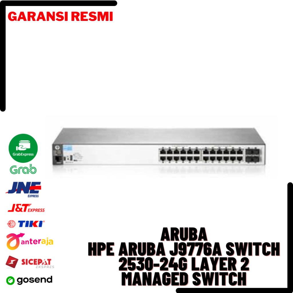 HPE Aruba J9776A Switch 2530-24G Layer 2 Managed Switch