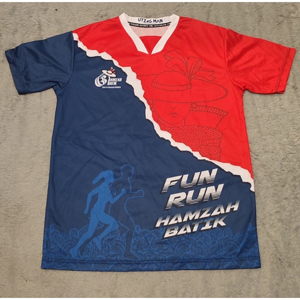 Jersey Hamzah Batik funrun preloved