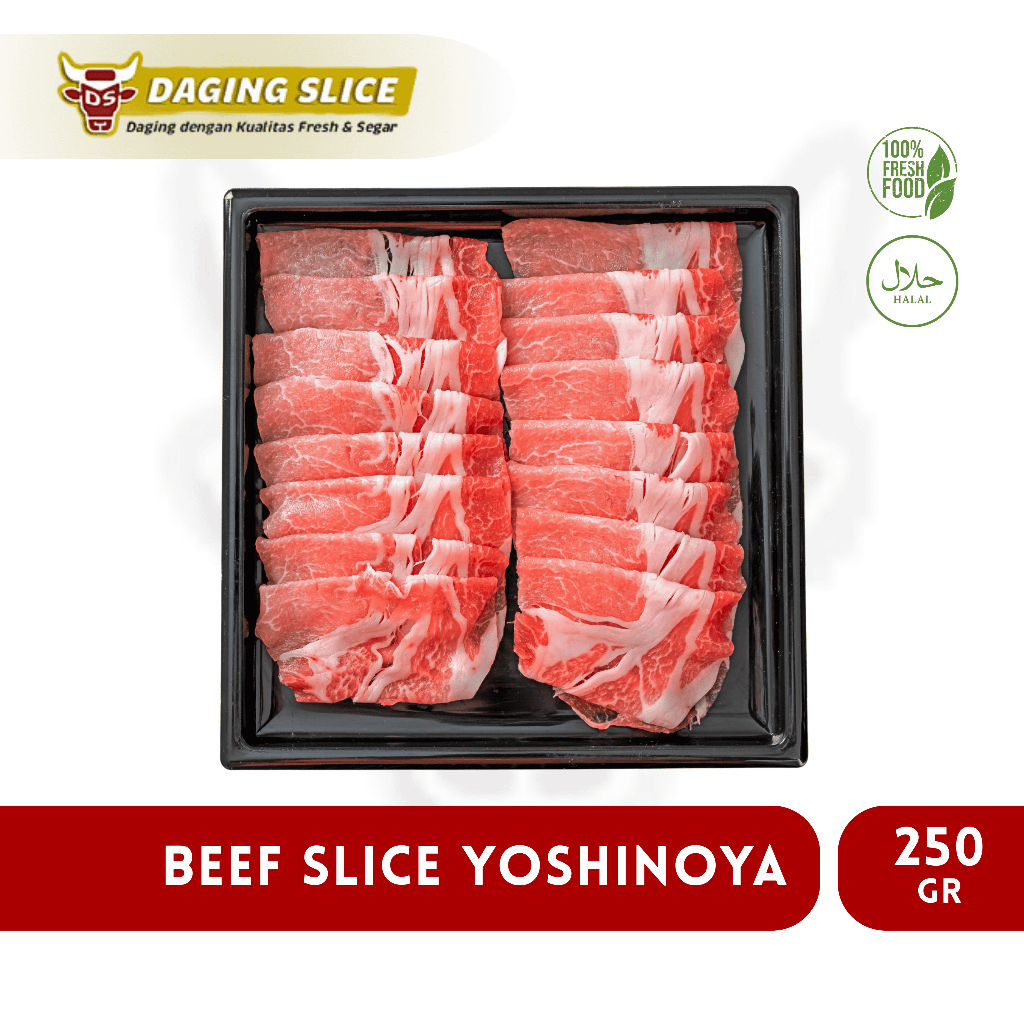 Beef Slice Yoshinoya 250gr Yakiniku Sukiyaki Premium Bandung
