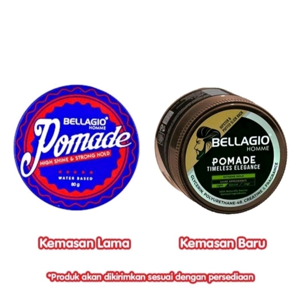 Bellagio Pomade 80g / Pomade Bellagio 80 g/ minyak rambut Bellagio pomade