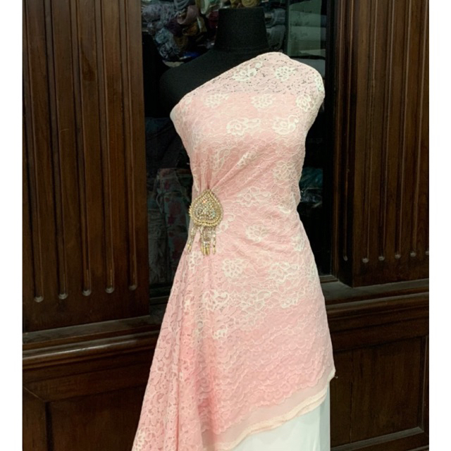 Nafilla Textile - Brokat lace seruni 35