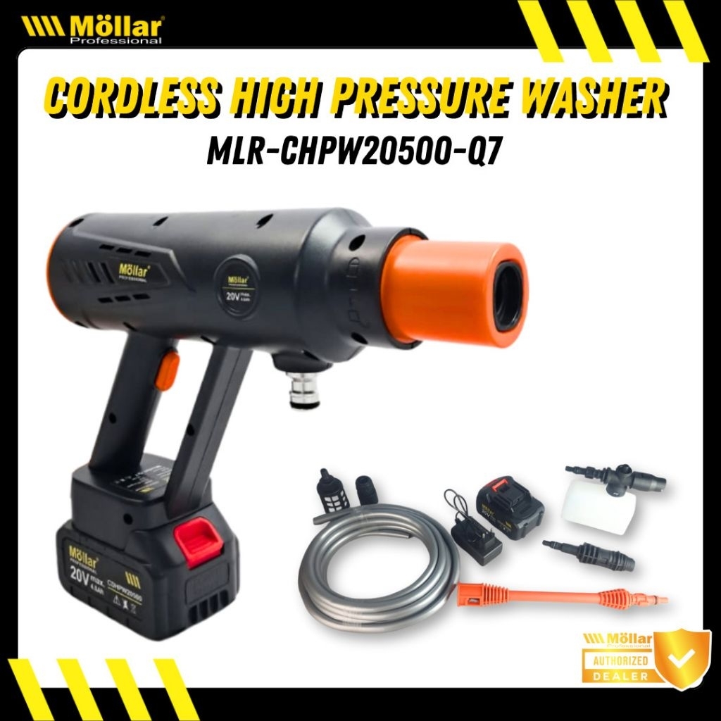 Cordless HP Mollar CHPW20500 Semprotan Jet Cleaner Mollar Baterai