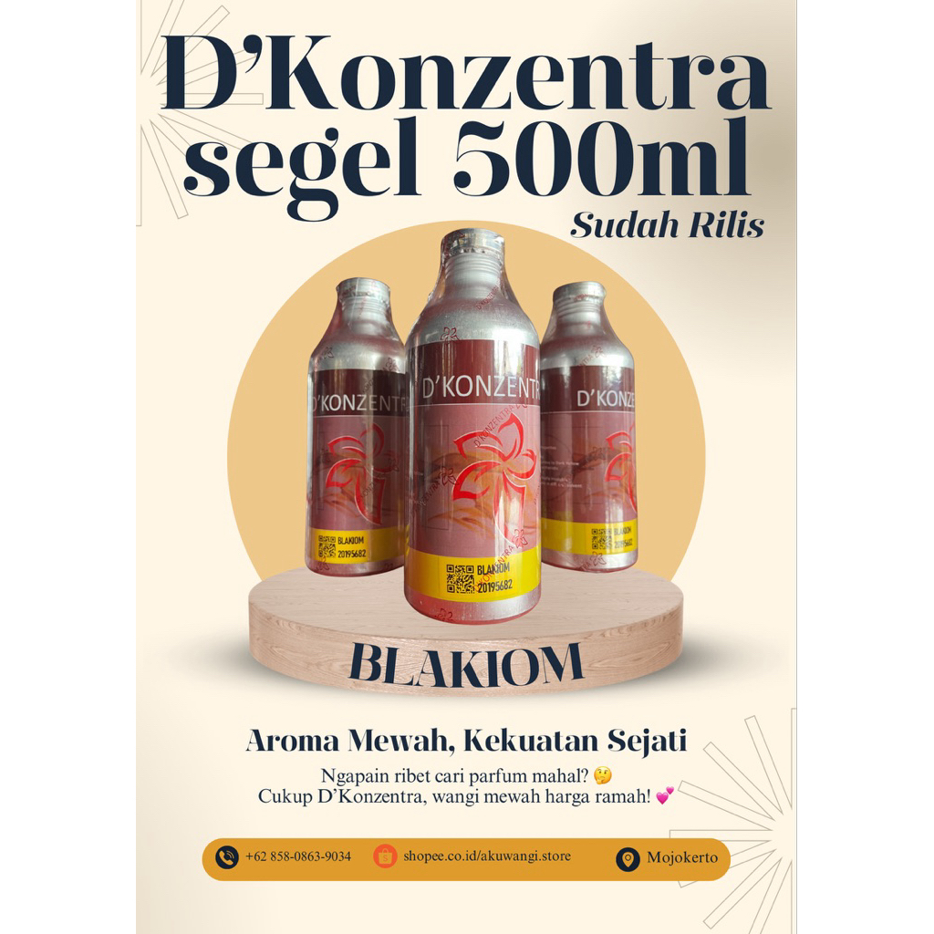 BLACKIUM BY DULLBERG D’KONZENTRA SEGEL 500ML