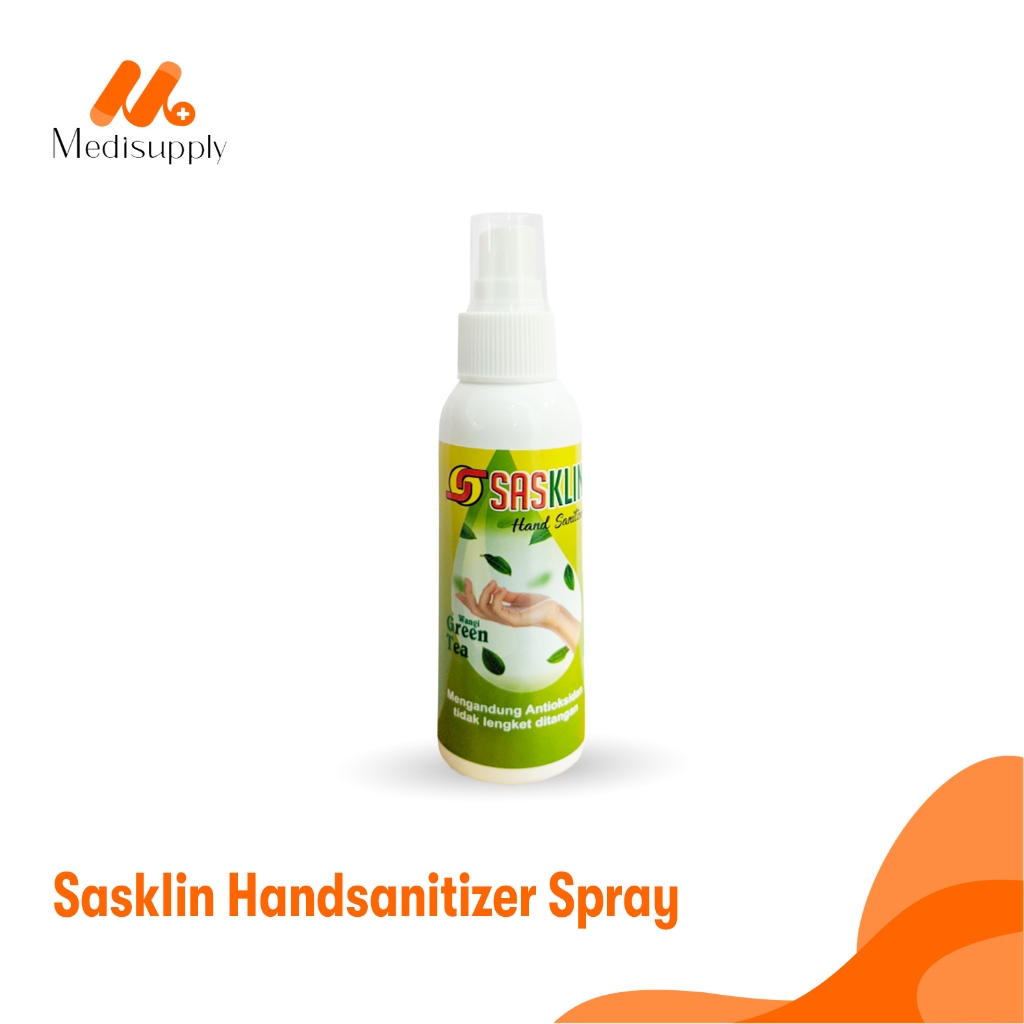 Handsanitizer Aroma Greentea 100 ml SASKLIN HAND SANITIZER CAIR ANTISEPTIC 70%