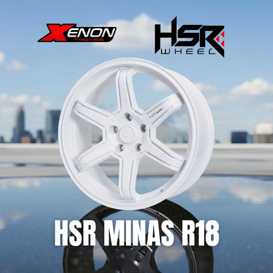 Velg Mobil Jdm Racing Palang 6 Hsr Minas R18 Untuk Mobil Innova Xpander Rush Terios Crv Hrv Brv Dll