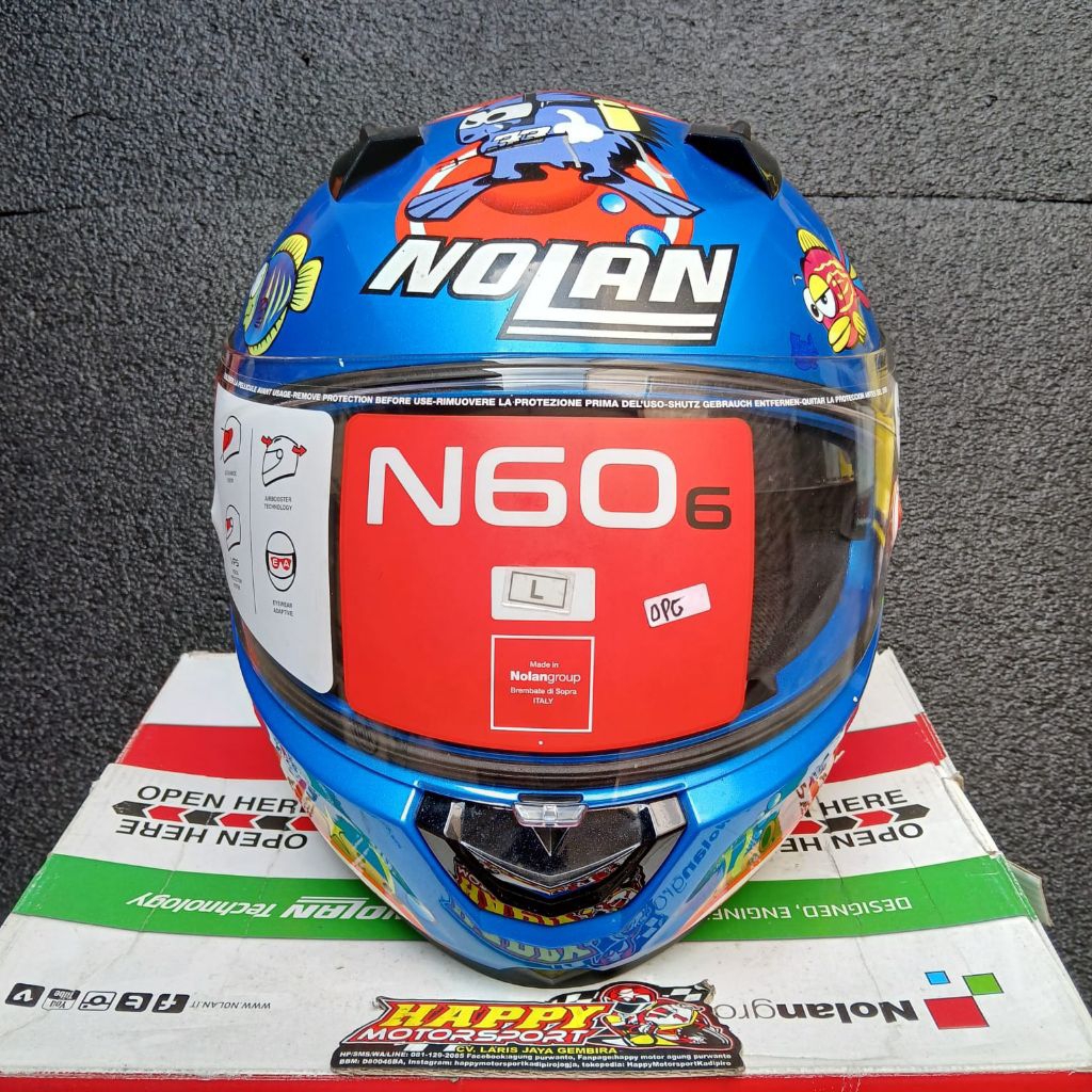 Helm fullface Nolan N60-6 Melandri 2nd size L original