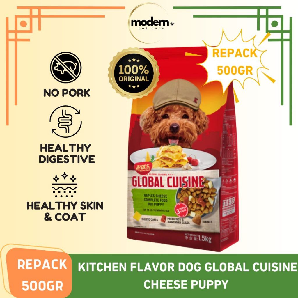 Kitchen Flavor Dog Global Cuisine Cheese Puppy REPACK 500gr