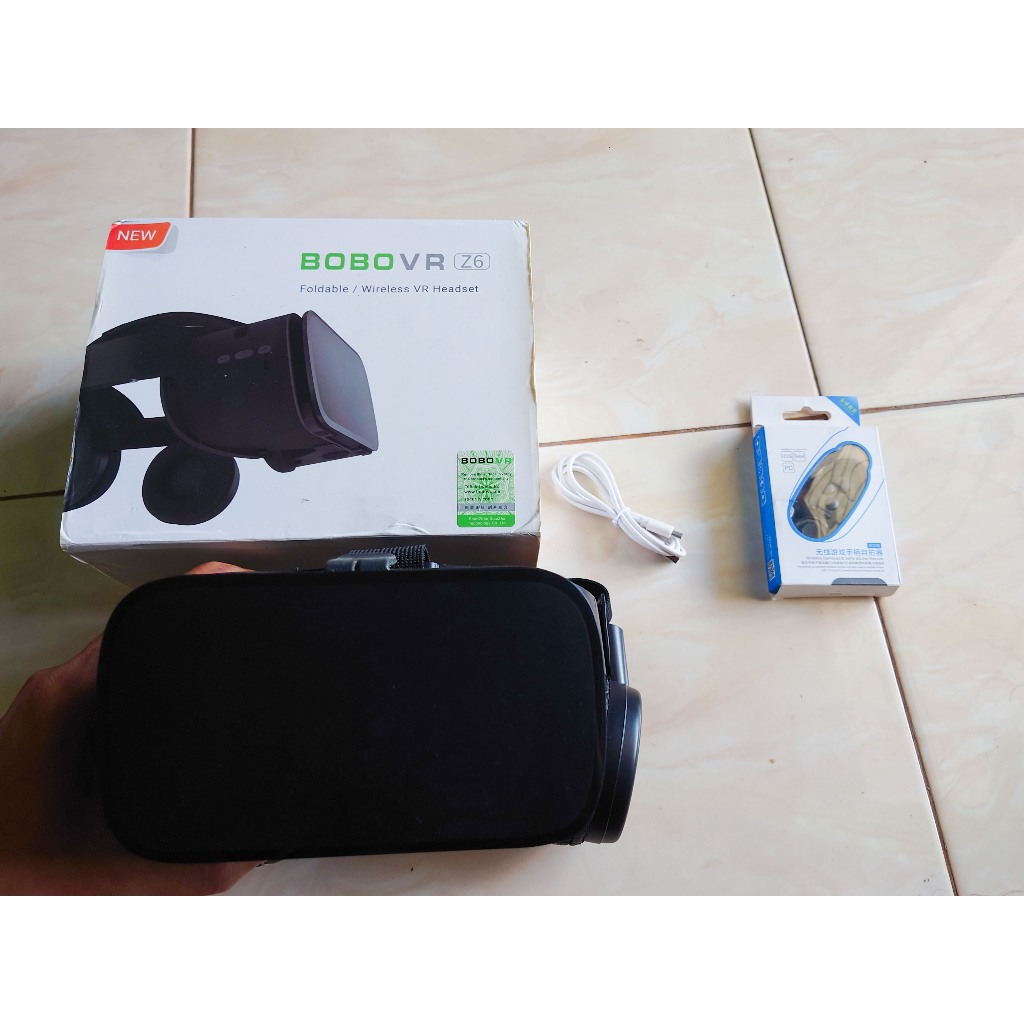 VR BOX - 3D Glasses  Smartphone Virtual Reality Kacamata 3D bekas second Bobovr z6