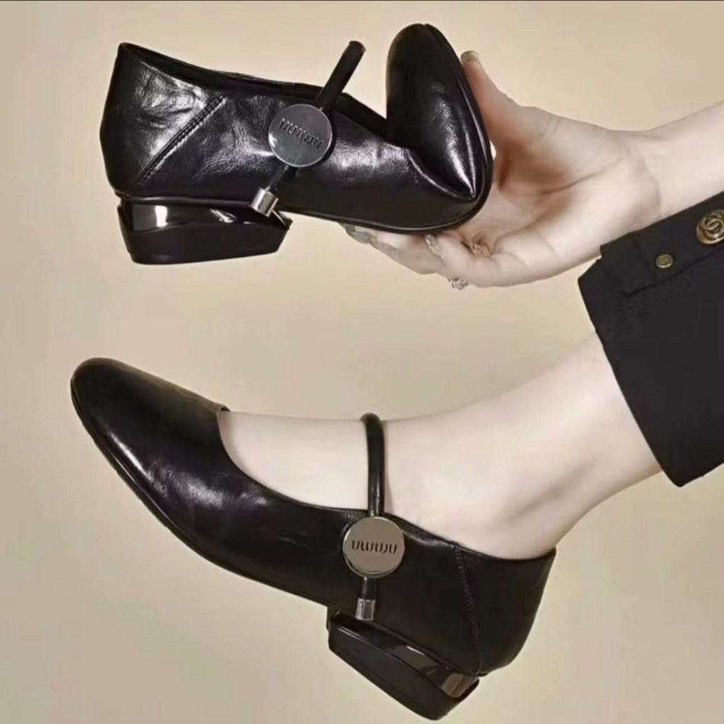 Clarisse Sepatu Flat Shoes Wanita Mary Jane Jiwon