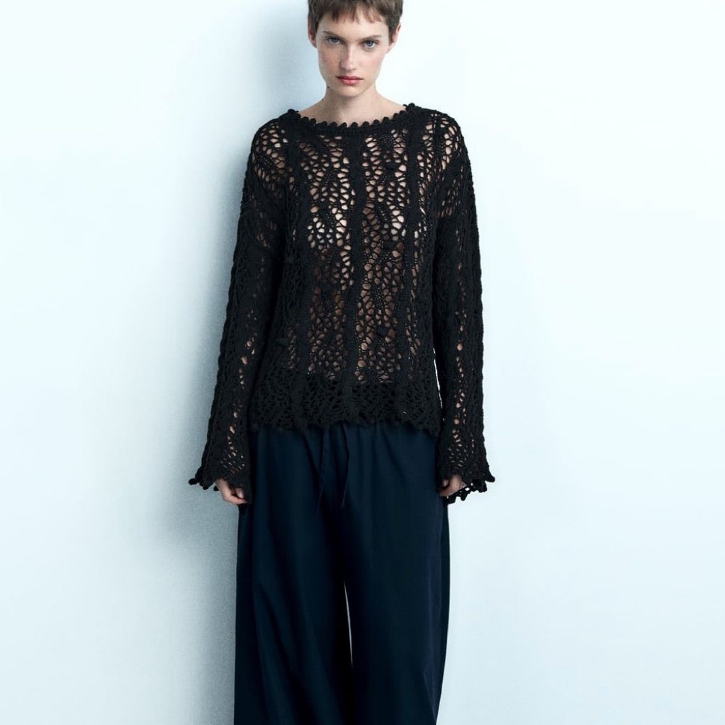 zara knit sweater