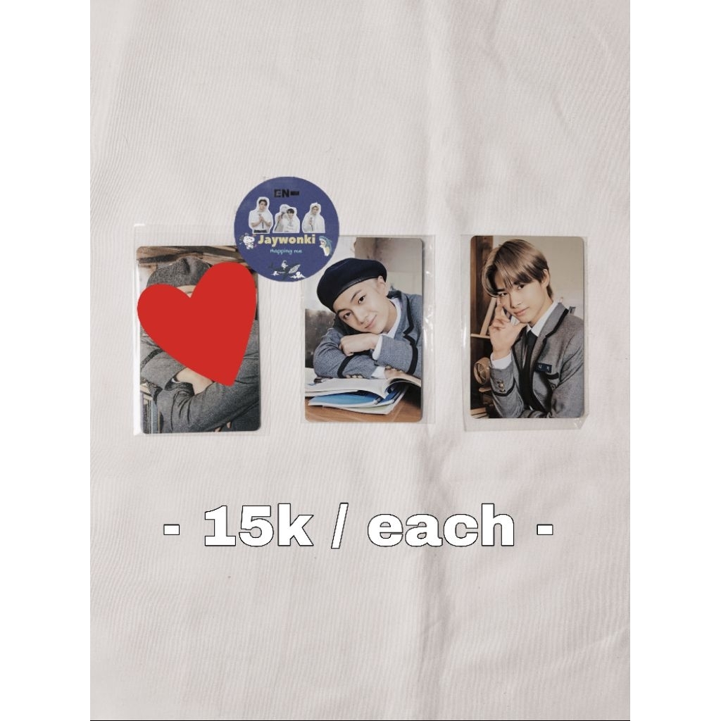 ENHYPEN PHOTOCARD OFFICIAL - GGU DECO PACKAGE SHARING JUNGWON JAY NI-KI