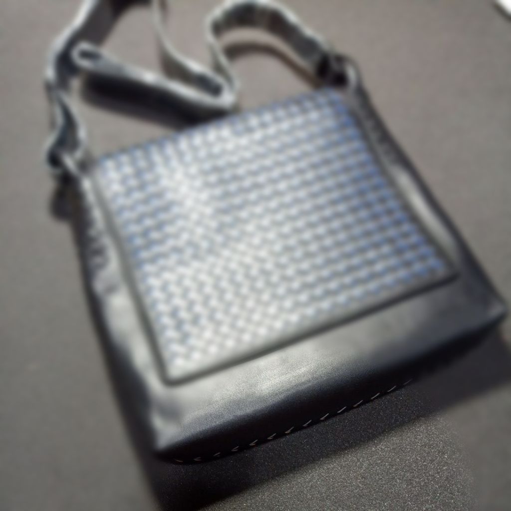 Tas selempang mewah 1802-3 kulit asli pria