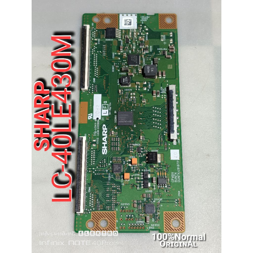 TCON Sharp LC-40LE430M   tcon Tv sharp lc-40LE430M   tcon Sharp 40inchi