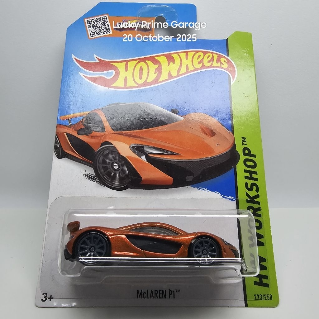 Hot wheels Mclaren P1 edisi hw workshop blister jelek