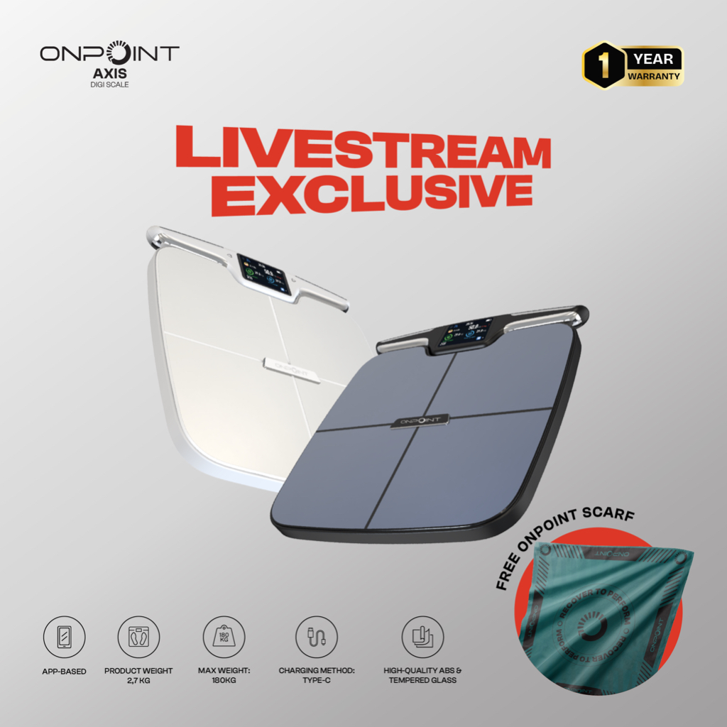 Livestream Exclusive - ONPOINT AXIS Digi Scale + FREE ONPOINT Scarf