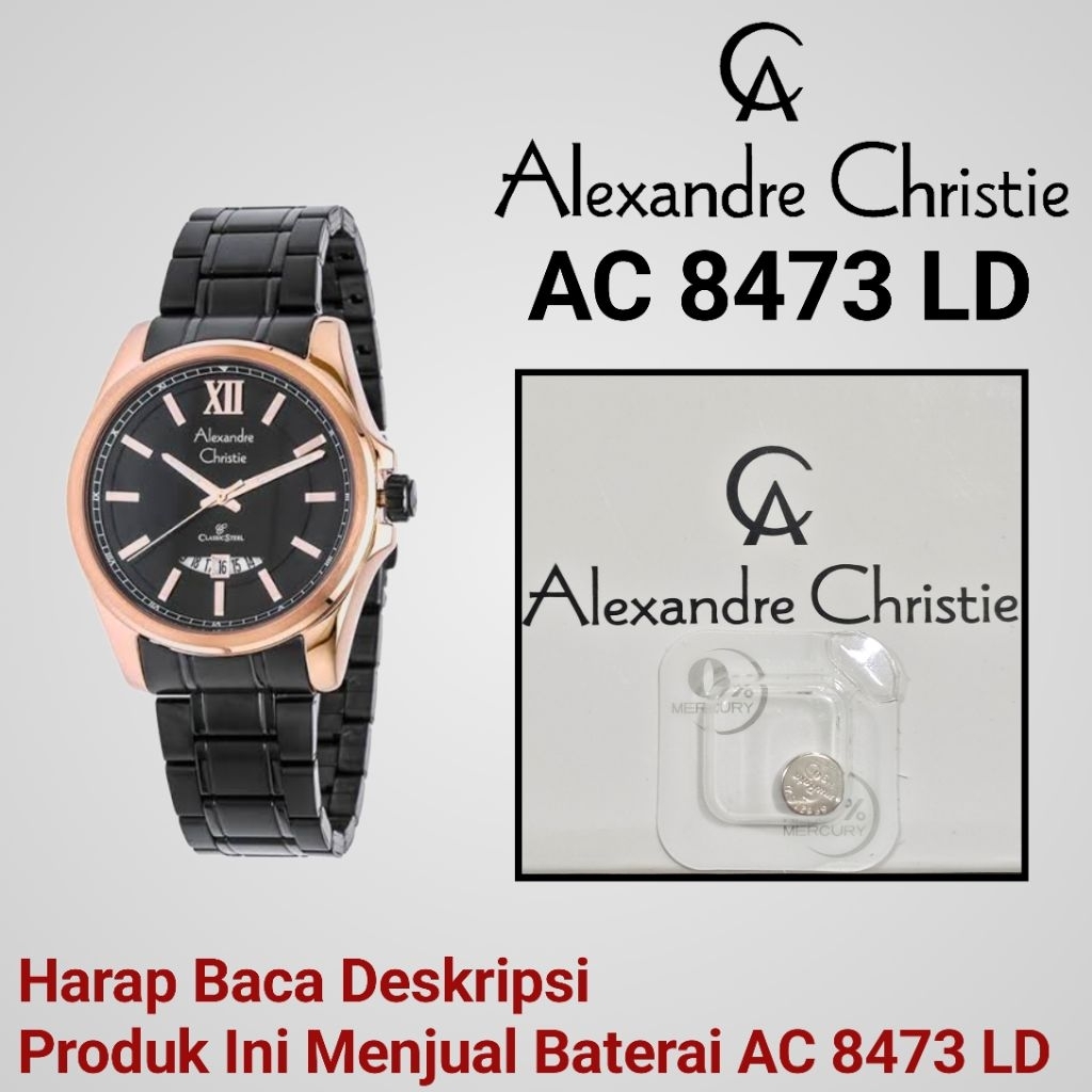 Baterai Jam Tangan Alexandre Christie AC 8473 LD