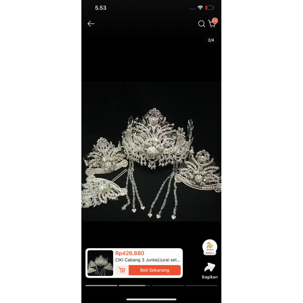 Preloved siger sunda masih mulus