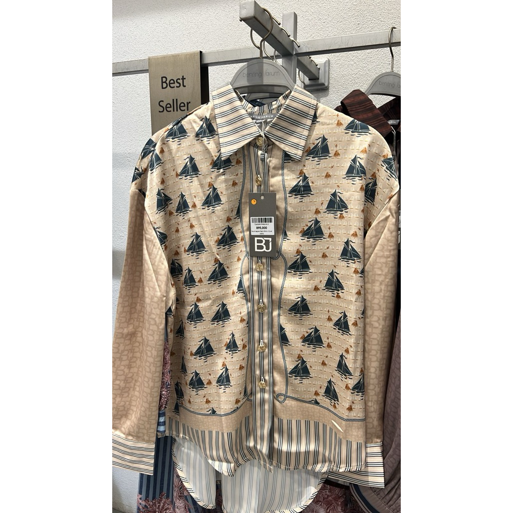nauticagram/benang jarum/atasan/baju/kemeja/monogram