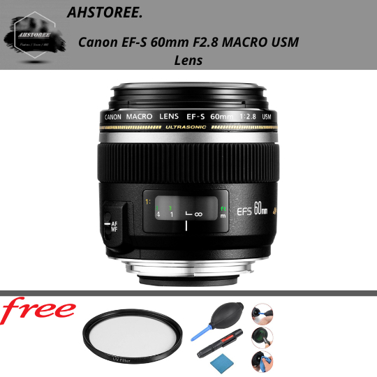 Lensa Canon EF-S 60mm F2.8 MACRO USM Lens / 60mm F2.8 MACRO USM
