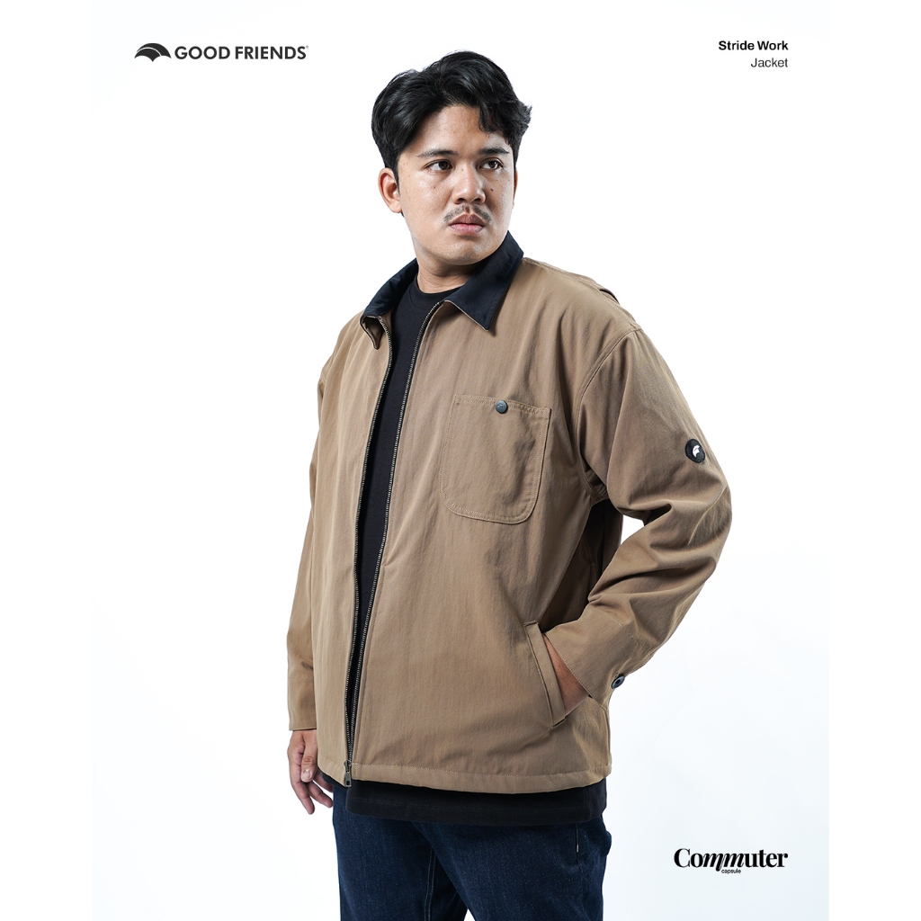 GOODFRIENDS Jaket Canvas Pria STRIDE Work Jacket