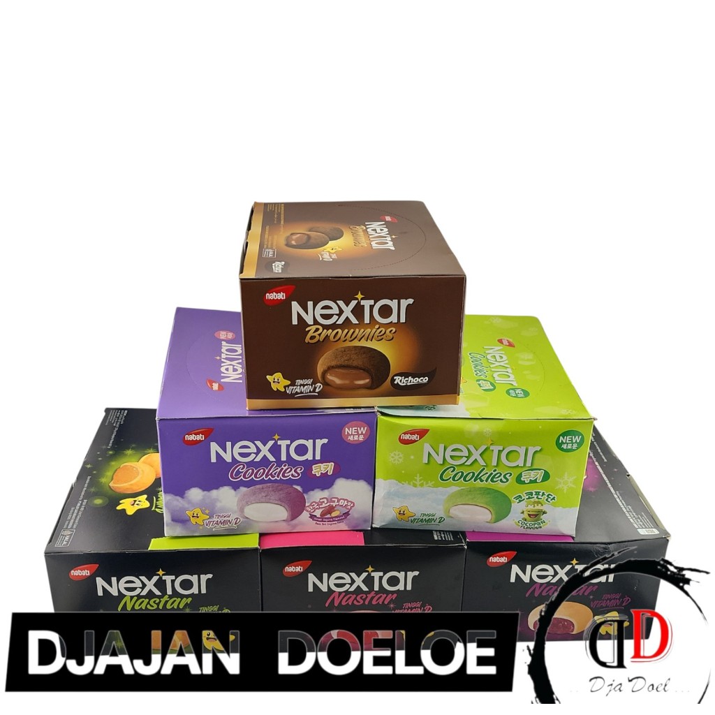 Nabati Nextar Cookies / Nextar Star / Nextar Krimero BOX - Isi 10 pcs