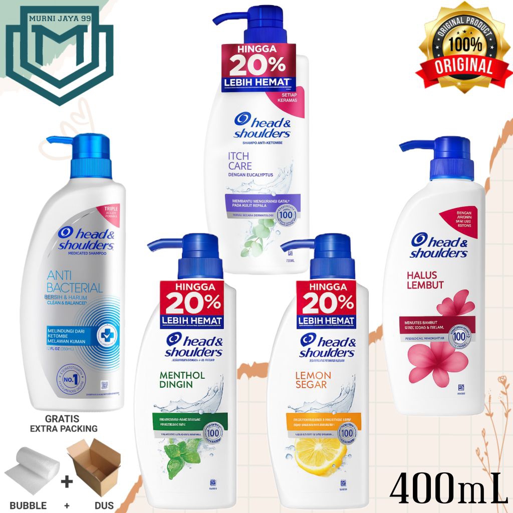 SHAMPO HEAD AND SHOULDERS 400ML
