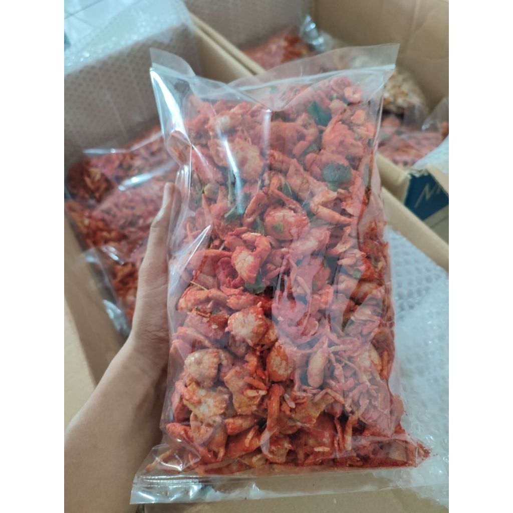 BABY CRAB 1 KG GORENG HALAL PIRT BY CRABY KRIPS