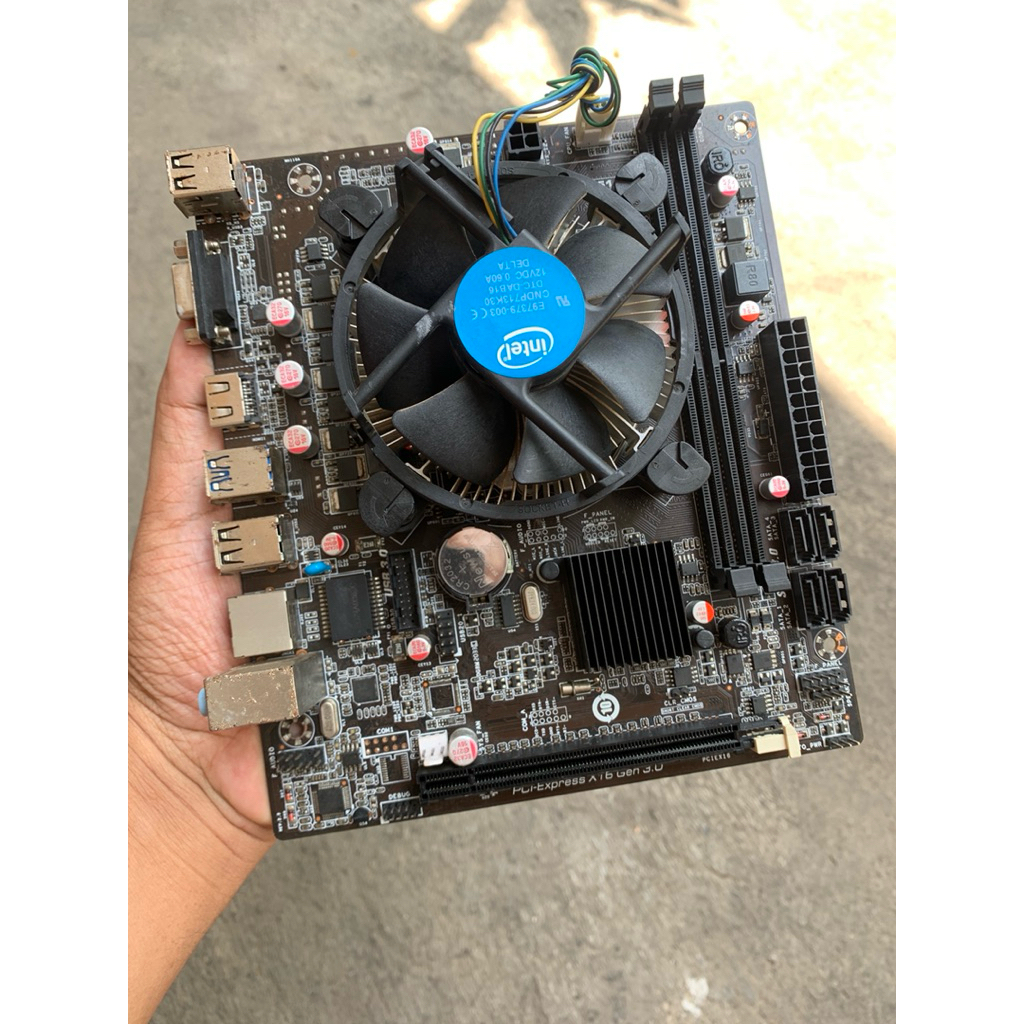 mobo venom rx & i3 8100 rusak