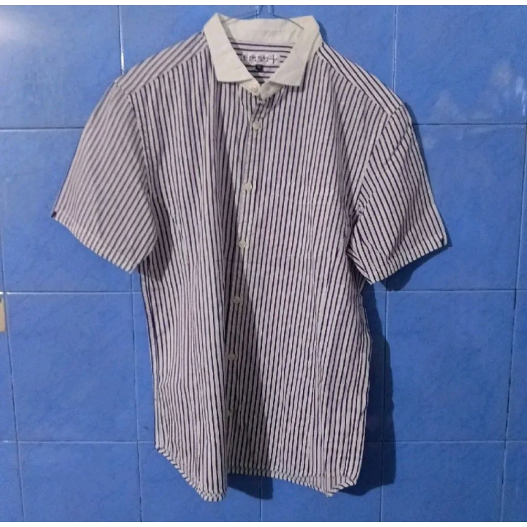 kemeja salur brand klein plus homme