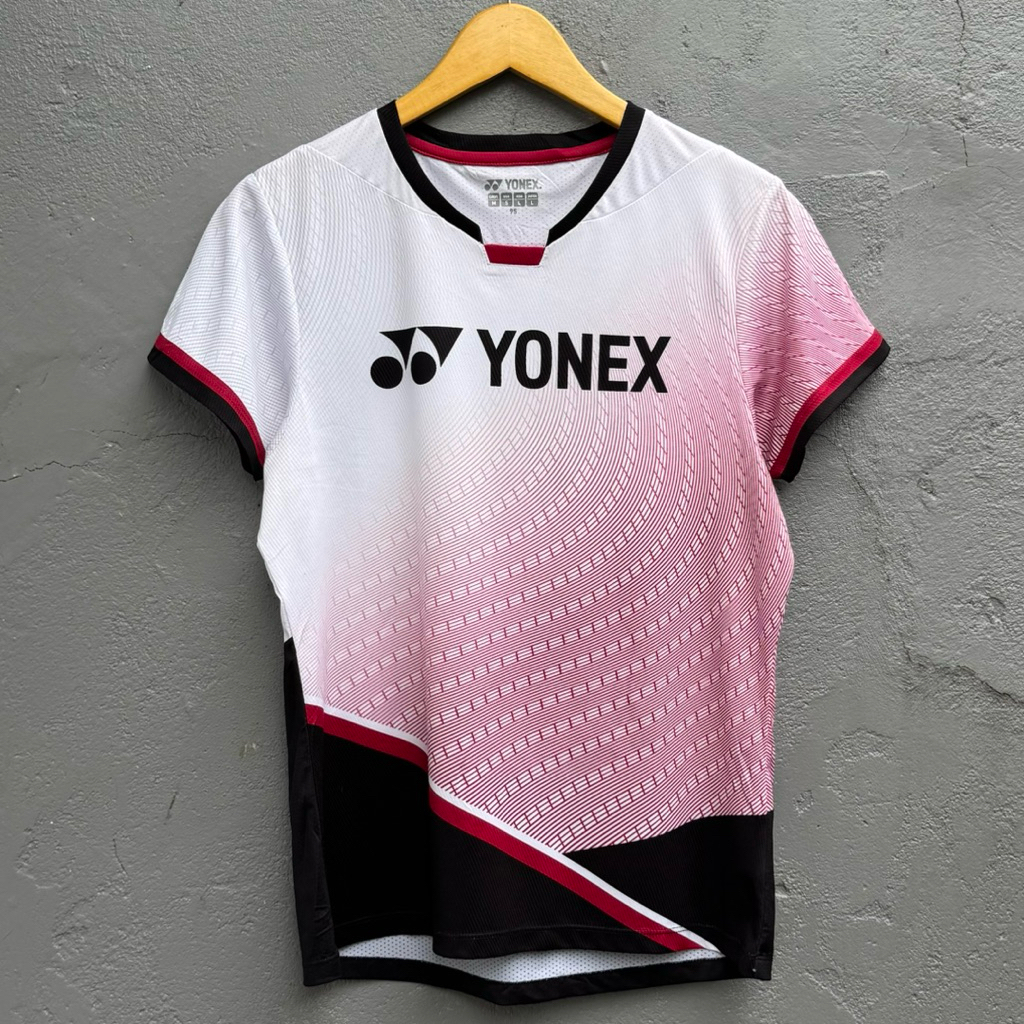 kaos jersey olahraga badminton bulu tangkis yonex wanita hte1