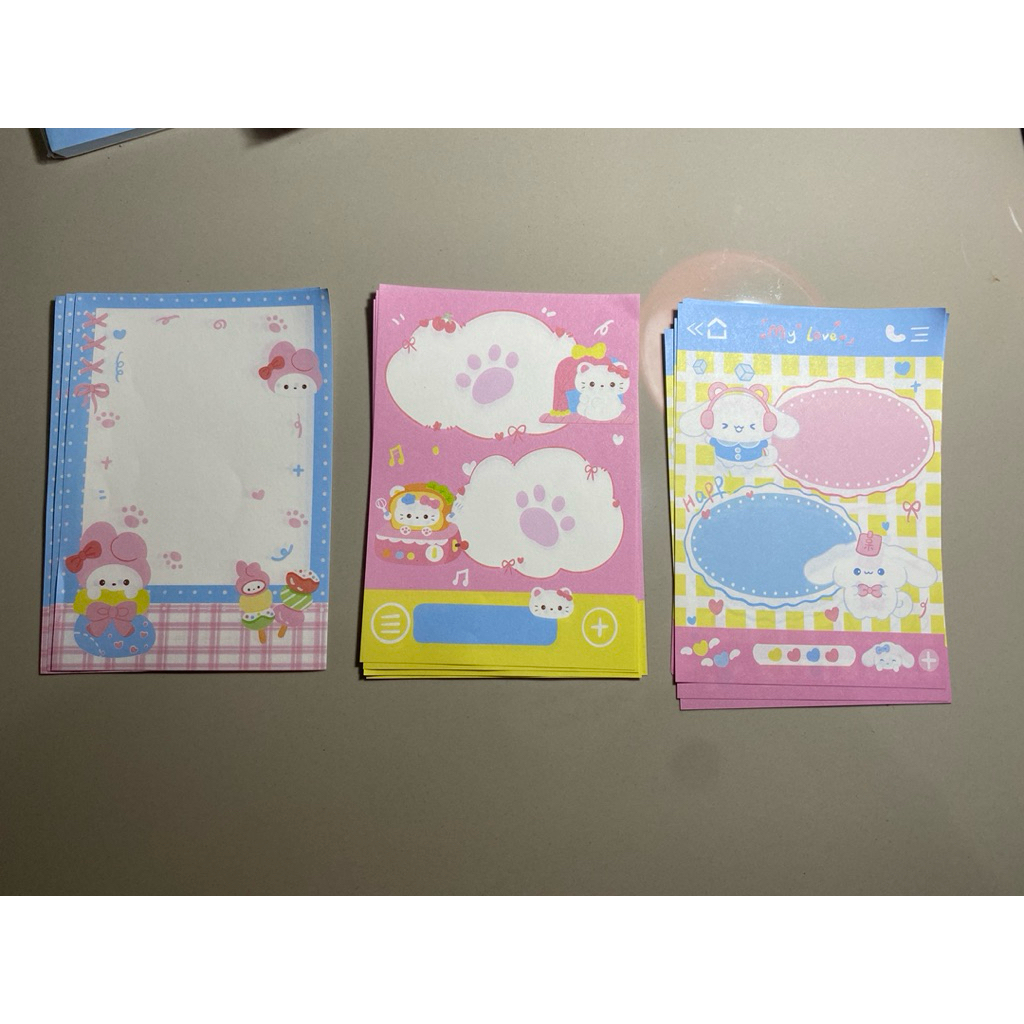 Memo Pad Sanrio set