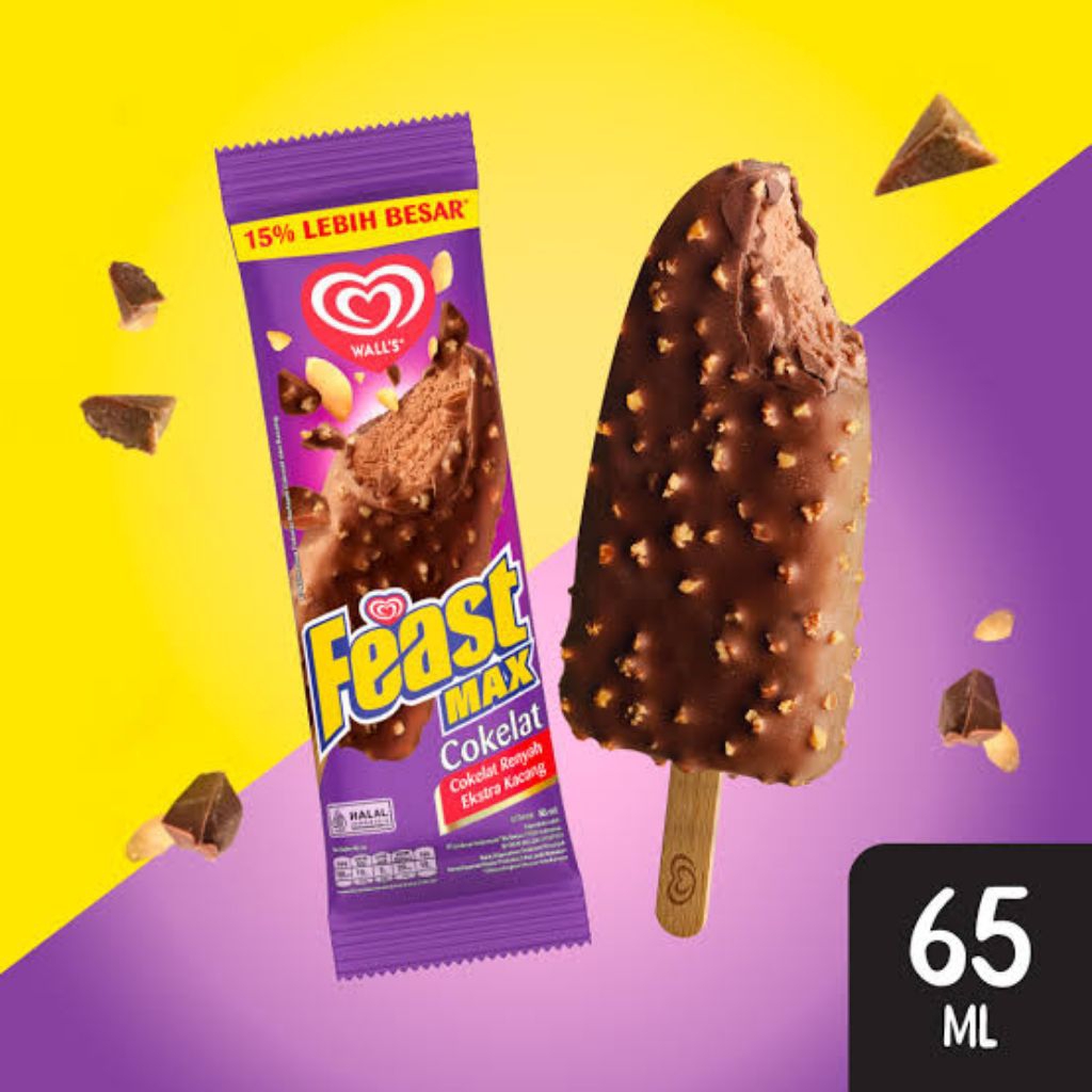 Es Krim Walls Feast Coklat 65 ml
