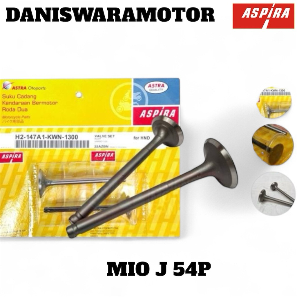 KLEP SET VALVE SET MIO J 54P ASPIRA