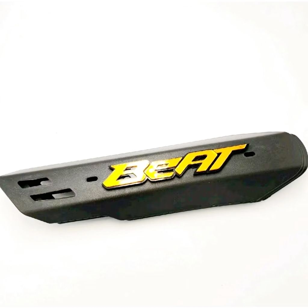 TAMENG KNALPOT COVER ANTI PECAH TEBAL HONDA BEAT PLUS EMBLEM TIMBUL BEAT 2008-2022