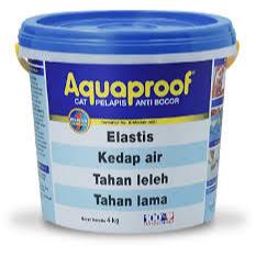 Cat tembok exterior AQUAPROOF 4KG berbagai warna