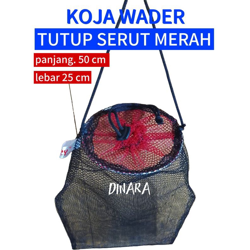 KOJA IKAN KECIL. KOJA PANCING KECIL WADER TUTUP SERUT TERBARU TERMURAH