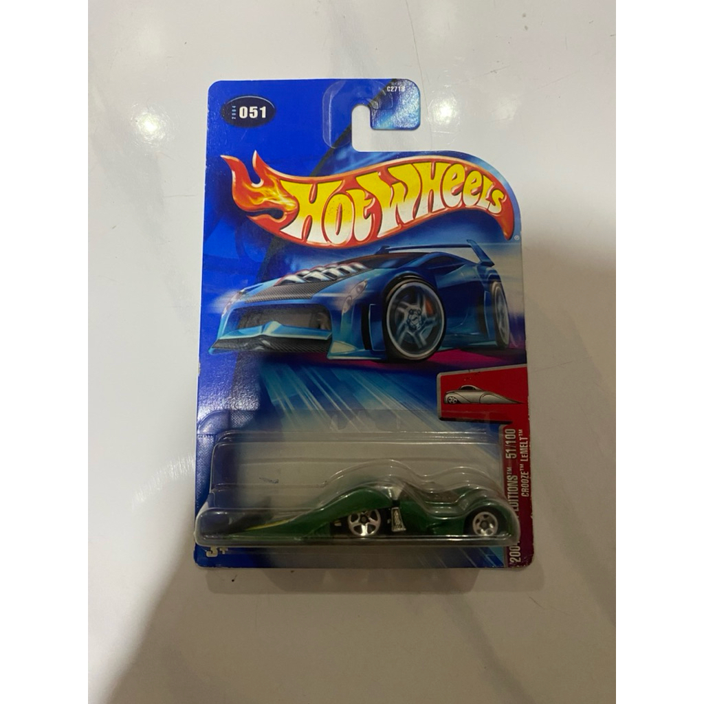 hot wheels crooze blue card