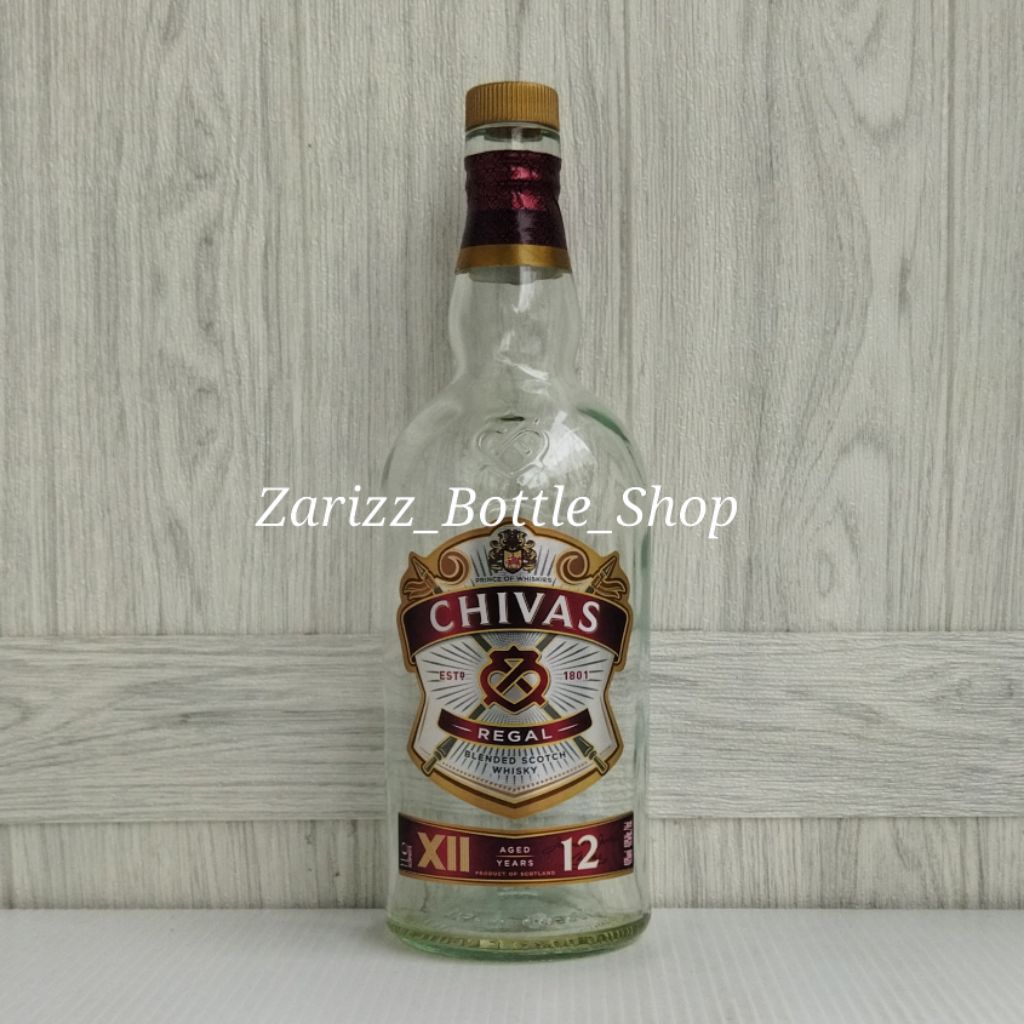 Botol Kosong Chivas Regal 12 Years Japan Edition 1Liter