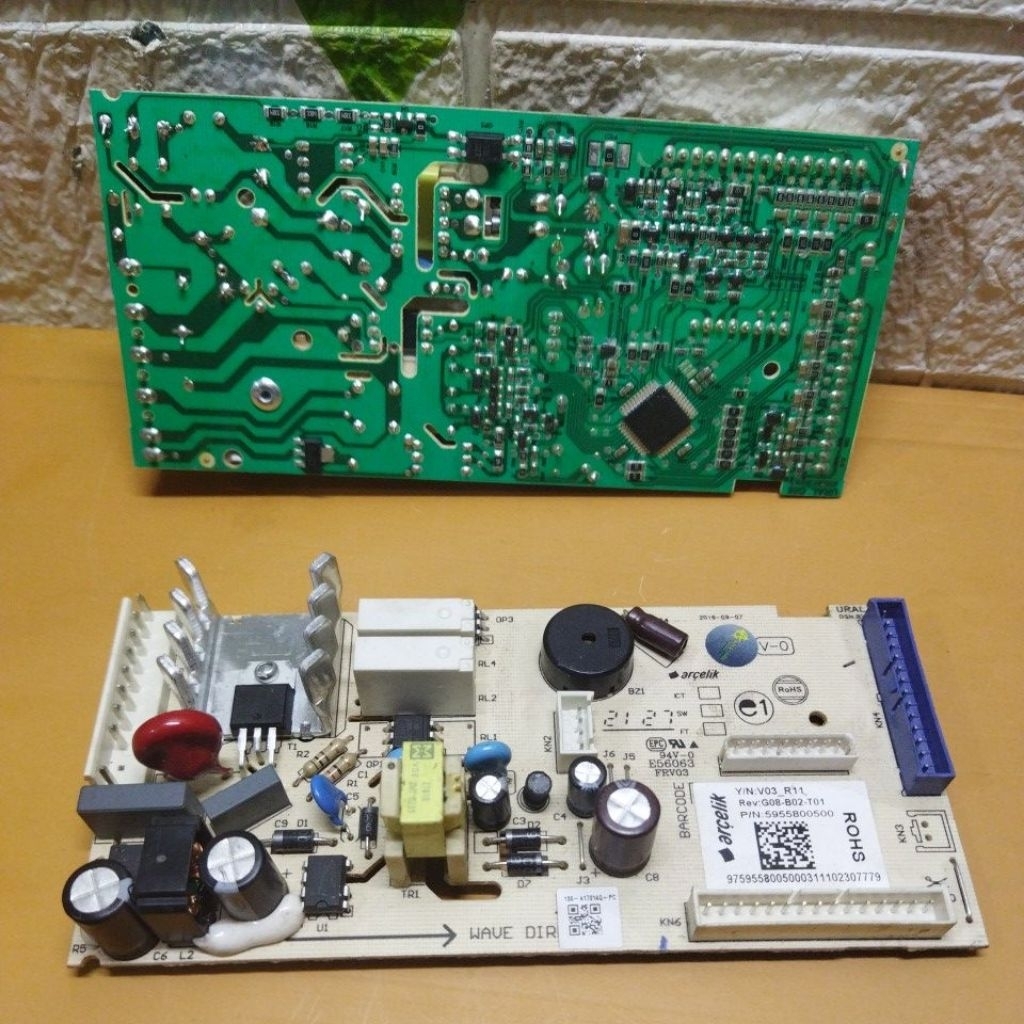 PCB modul kulkas inverter kulkas Beko 2pintu