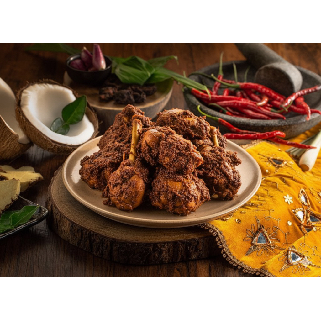 RENDANG AYAM KAMPUNG TUNGKUMANDEH ASLI PAYAKUMBUH