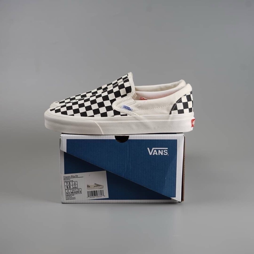 TATI vans slip on vault OG checkerboard