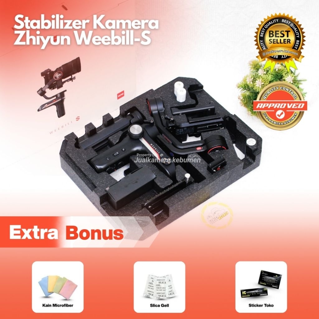 Zhiyun Weebill S 3-Axis Gimbal Stabilizer Kamera DSLR Mirrorless