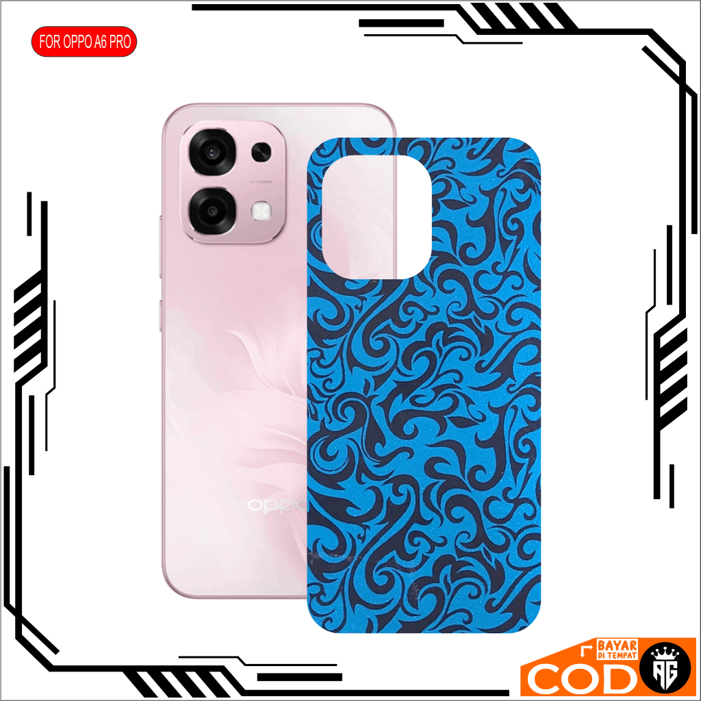 PROMO Graskin Carbon OPPO A6 PRO Terbaru Anti Jamur Pelindung Belakangan HP