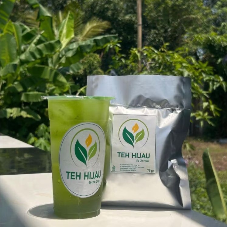 Teh Hijau Aroma vanilla Green Tea 200 gr - by teh raja
