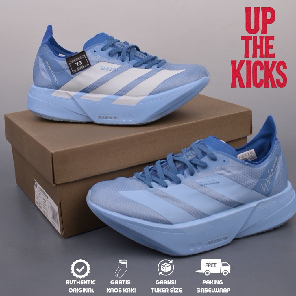 Adidas Adizero Adios Pro 4 Y-3 Ash Blue